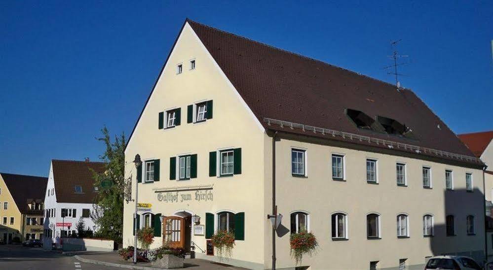 Hotel Zum Hirsch Wertingen Eksteriør billede